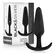 Black&Silver Hansel Silicone Plug with Ergonomic Handle 8.2cm