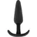 Black&Silver Hansel Silicone Plug with Ergonomic Handle 8.2cm