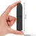 BLACK & SILVER GERI Compact USB Vibrating Device, 8 Modes, Black, 10cm