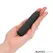 BLACK & SILVER GERI Compact USB Vibrating Device, 8 Modes, Black, 10cm