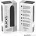 BLACK & SILVER GERI Compact USB Vibrating Device, 8 Modes, Black, 10cm