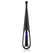 Black&Silver Kenneth Model, precizni silikonski vibrator od 19 cm sa USB punjenjem