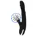 Black&Silver Reed Up & Down Vibe silikonski intimni stimulator 24cm USB