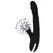 Black&Silver Reed Up & Down Vibe silikonski intimni stimulator 24cm USB