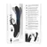 Black&Silver Bunny Storm rotirajući vibrator sa USB punjenjem od silikona 24cm