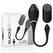 Black & Silver Jenell Wireless Vibrating Egg | USB Rechargeable, Waterproof
