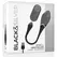 Black & Silver Jenell Wireless Vibrating Egg | USB Rechargeable, Waterproof