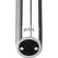 BLACK&SILVER Kailan 2 Silver Magnetic Rechargeable Mini Vibrator