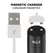 BLACK&SILVER Kernex 2 crni magnetni punjivi mini vibrator