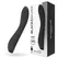 Black & Silver Kean Touch Control intimni masažer, silikon, USB, 204mm