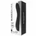 Black & Silver Kean Touch Control intimni masažer, silikon, USB, 204mm