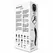 Black & Silver Kean Touch Control intimni masažer, silikon, USB, 204mm