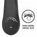 Black & Silver Kaultz Touch Control Duo Vibrator - USB Rechargeable, 10 Modes