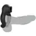 Black&Silver Licking punjivi silikonski intimni prsten sa 3 motora crni