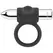BLACK & SILVER Cameron Intimate Rechargeable Ring Silver, 10 Modes, Waterproof