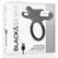 BLACK & SILVER Cameron Intimate Rechargeable Ring Silver, 10 Modes, Waterproof