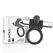 BLACK&SILVER Burton Rechargeable Ring 10 Modes - Medical Silicone, Waterproof