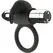 BLACK&SILVER Burton Rechargeable Ring 10 Modes - Medical Silicone, Waterproof