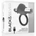 BLACK&SILVER Burton Rechargeable Ring 10 Modes - Medical Silicone, Waterproof