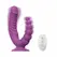 Teazers Double Vibrator Purple, model sa dvostrukim delovanjem, vakuumskom čašom i daljinskim upravljačem