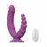 Teazers Double Vibrator Purple, model sa dvostrukim delovanjem, vakuumskom čašom i daljinskim upravljačem