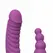Teazers Double Vibrator Purple, model sa dvostrukim delovanjem, vakuumskom čašom i daljinskim upravljačem
