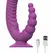 Teazers Double Vibrator Purple, model sa dvostrukim delovanjem, vakuumskom čašom i daljinskim upravljačem