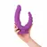 Teazers Double Vibrator Purple, model sa dvostrukim delovanjem, vakuumskom čašom i daljinskim upravljačem