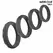 Addicted Toys Silicone Textured Ring Set - 4 Flexible Sizes, Black