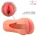 Intense Erika anatomski intimni stimulator od TPE materijala, vodootporan, sa reljefnom unutrašnjošću
