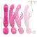 Intense Winona dvostrani vibrator rabbit i wand, silikon, 245mm, roze