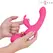 Intense Winona dvostrani vibrator rabbit i wand, silikon, 245mm, roze