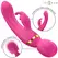 Intense Winona dvostrani vibrator rabbit i wand, silikon, 245mm, roze