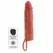 ToyJoy Hydrated Skin Silikonski Vibrirajući Rukav Karamel 20cm Daljinski Upravljan