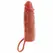 ToyJoy Hydrated Skin silikonska navlaka u boji karamele od 16 cm sa dvoslojnim sistemom