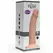 ToyJoy Get Real vibrirajući silikonski intimni sistem, providni, 19.5 cm