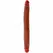 ToyJoy Get Real silikonski dvostrani dildo Caramel 35cm