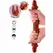 ToyJoy Get Real silikonski dvostrani dildo Caramel 35cm