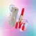Loveline Sparkle iridescentni vibrator u obliku ruža sa 4 nastavka