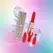 Candy Lipstick Vibe Pink - Kompaktni Model sa 4 Dodatka, Lancić i Kutija