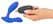 We-Vibe Vector+ Royal Blue, fleksibilni intimni stimulator sa 10 modova rada