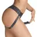 Strap-on-me Unique Harness Grey, podesivi mikrofiber, univerzalna veličina