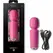 Rocks Off Mini punjivi vibrator masažer sa 16 modova u prelepoj roze boji božura
