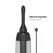 Nexus Revo Clean rotirajući aparat za intimnu higijenu od 360 stepeni crni 600ml USB punjivi