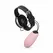 LUV EGG Pink bežični silikonski intimni stimulator sa daljinskim upravljačem u obliku sata