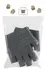 Pipedream Magic Hands Silicone Massage Gloves Grey One Size