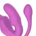 Teazers Strapless Pink intimni sistem sa duplim čepom i daljinskim upravljačem