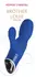 Pepper Parties Brother Louie plavi silikonski vibrator sa dva motora 18cm