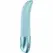 Fun Factory Diva Dolphin Ice Blue - Curved Silicone Vibrating Model