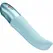 Fun Factory Diva Dolphin Ice Blue - Curved Silicone Vibrating Model